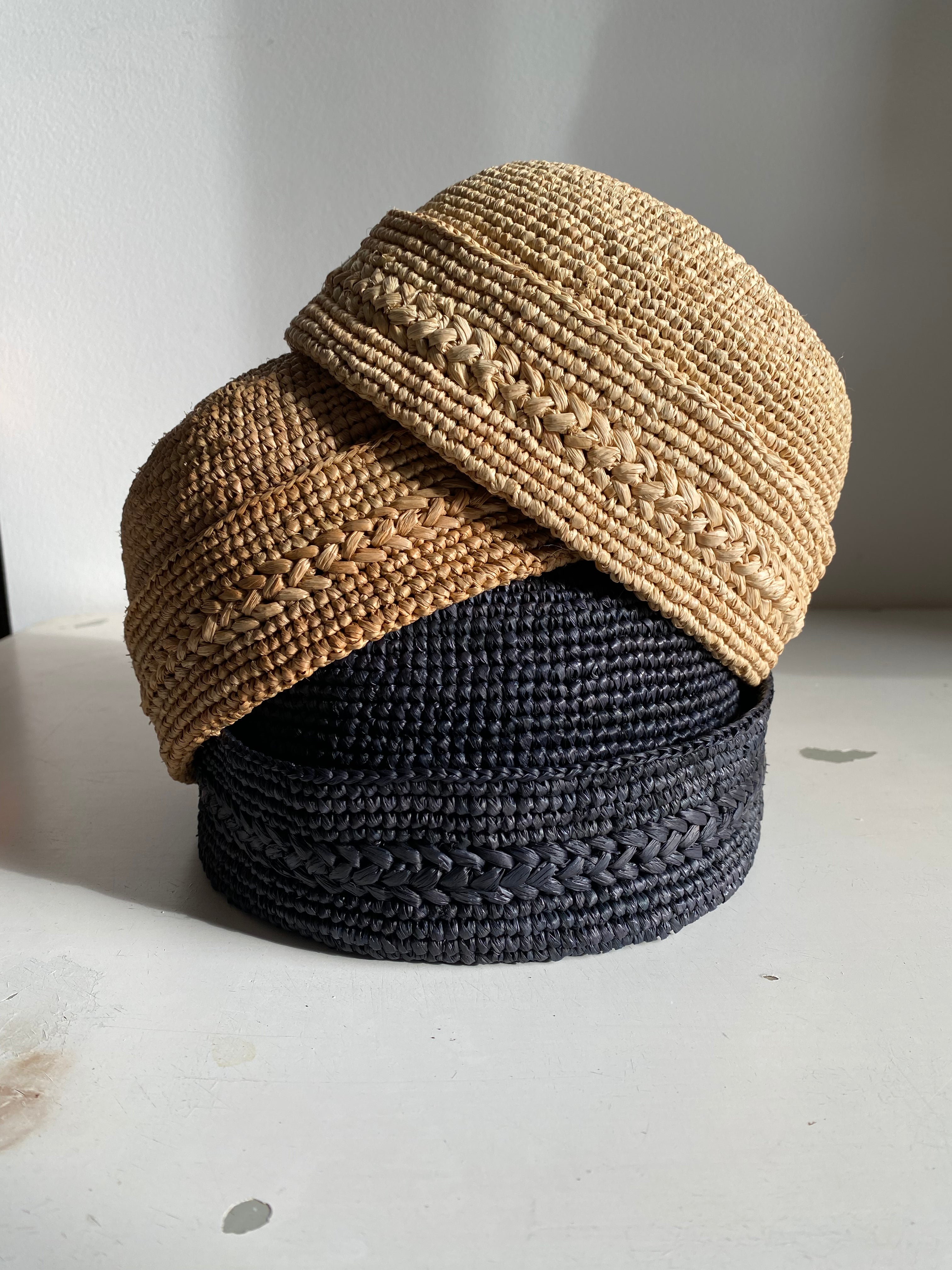 Chapeaux marins en raphia, MALO