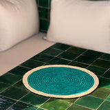 SET DE TABLE ÉCLIPSE VERT