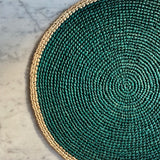 SET DE TABLE CÉLESTE VERT