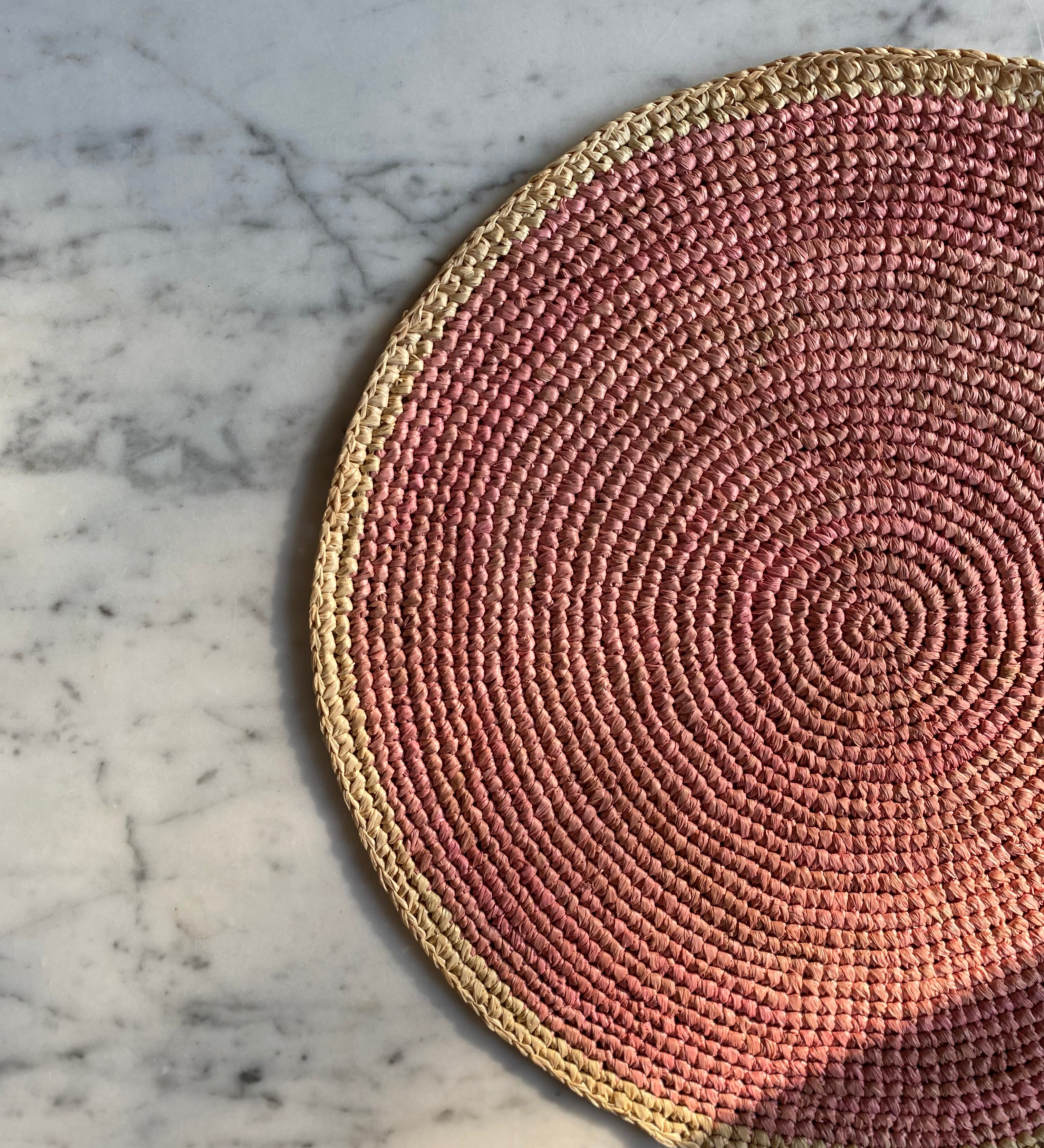 LOT DE 6 SETS DE TABLE CÉLESTE