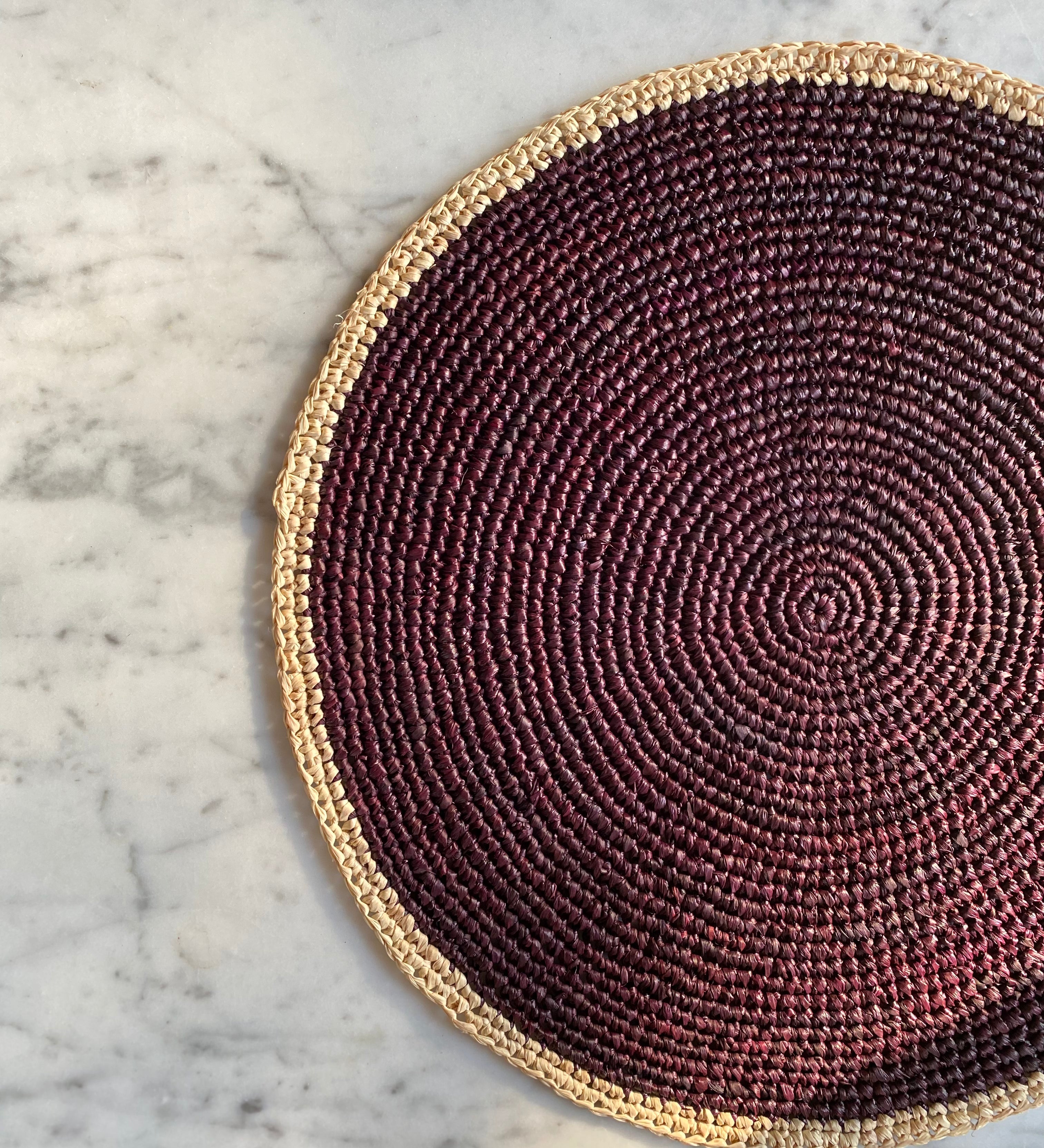 LOT DE 6 SETS DE TABLE CÉLESTE