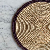 SET DE TABLE SATURNE PRUNE