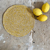 SET DE TABLE ASTRÉE JAUNE