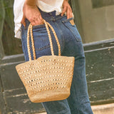 SAC CABAS PALMETA NATUREL