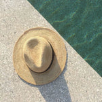 chapeau en crochet de raphia naturel, PANAMA I The Clow Company