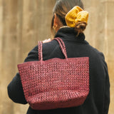 SAC CABAS PIÑA BORDEAUX