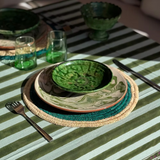 SET DE TABLE ÉCLIPSE VERT