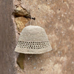 Suspension en raphia naturel fait main, MINI JIRO