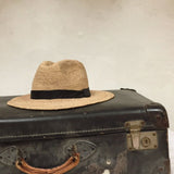 chapeau mixte en crochet de raphia fait main, PANAMA naturel