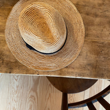 Détails du chapeau en raphia fait main - PANAMA naturel