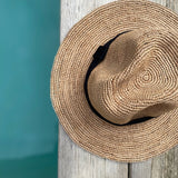 Chapeau panama en crochet de raphia fait main, PANAMA thé