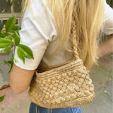 petit sac en crochet boules, BAO thé