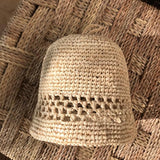 Détails de la suspension en raphia fait main, MINI JIRO naturel