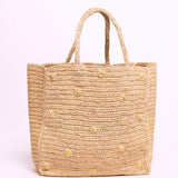 SAC À MAIN BRODÉ LÉONIE NATUREL