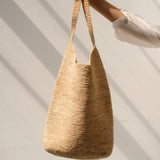 Sac à bandoulière en raphia naturel fait main - KITAPO