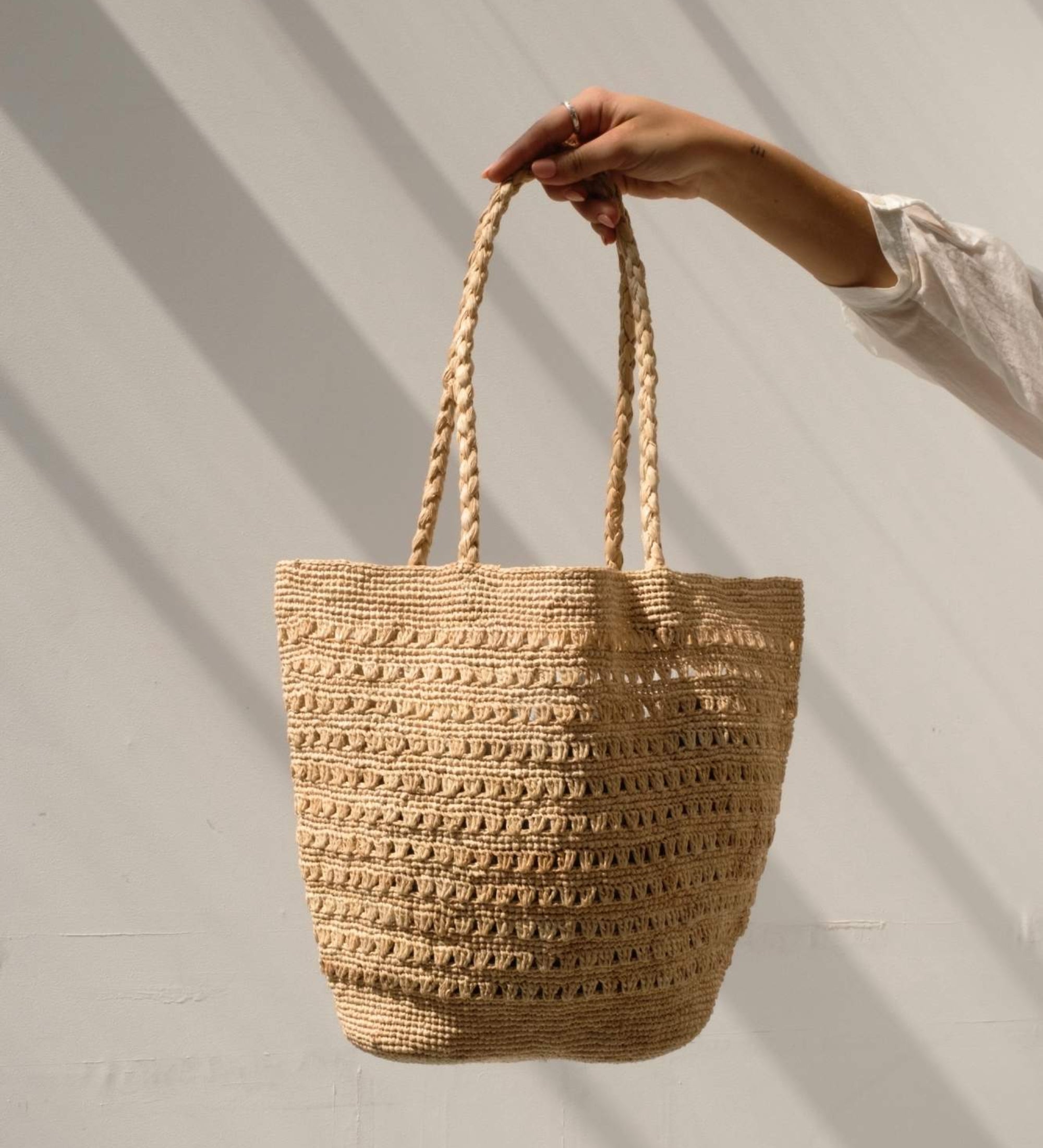 Sac cabas en raphia naturel – SINY