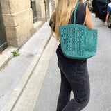 SAC CABAS PIÑA VERT