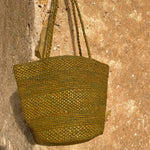 Sac seau en raphia automne fait main – BIG SINY