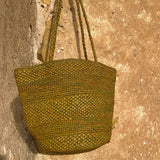 Sac seau en raphia automne fait main – BIG SINY