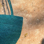 Détails du sac seau en raphia naturel fait main – BIG SINY