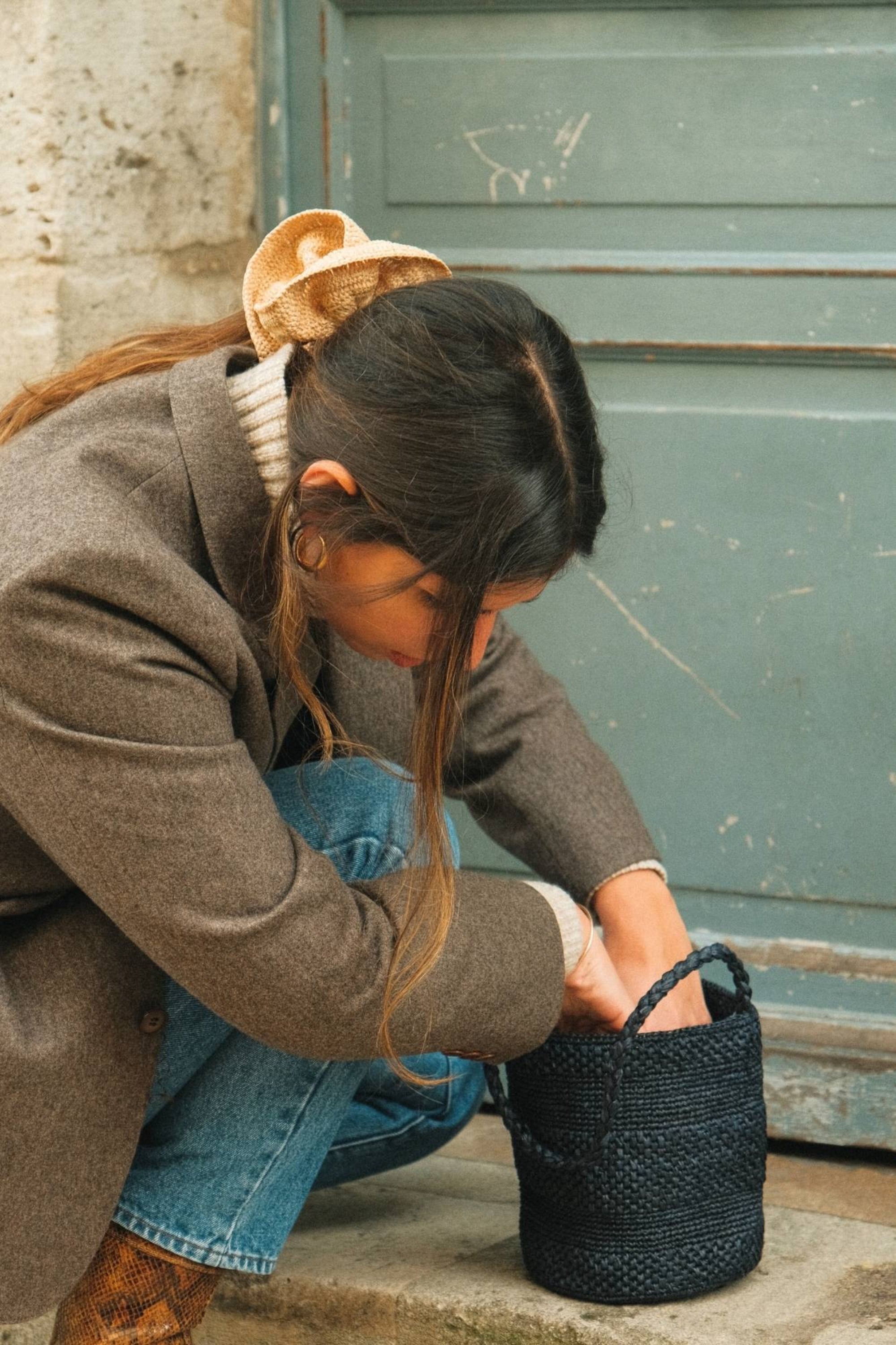 Sac seau en raphia fait main – SINY marine