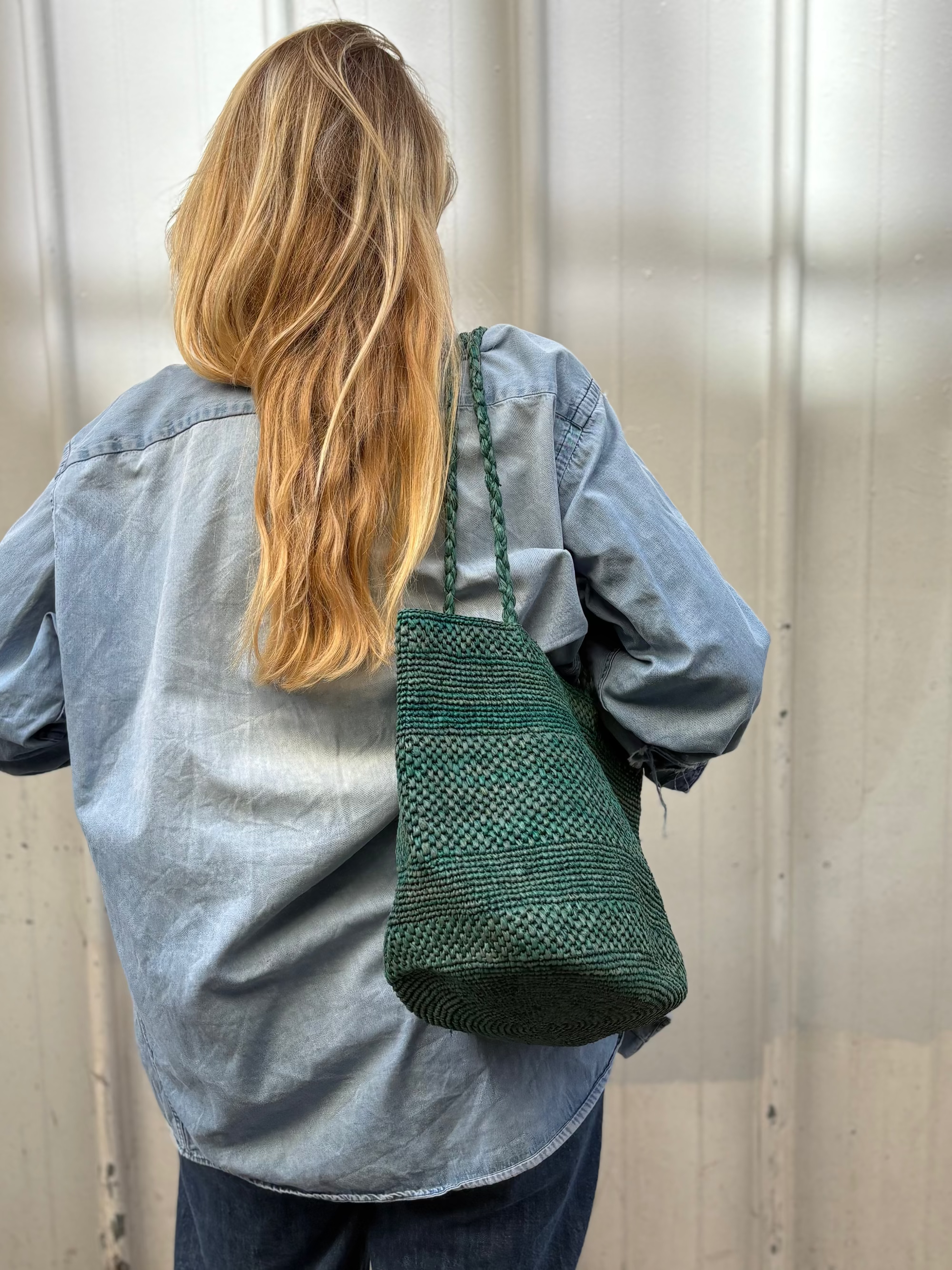 sac seau vert pour l'automne hiver 