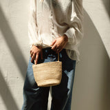 SINY, Petit Sac Seau en Raphia