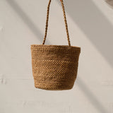 Sac seau en raphia thé fait main – SINY