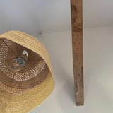 détails de la suspension en raphia, BIG JIRO naturel